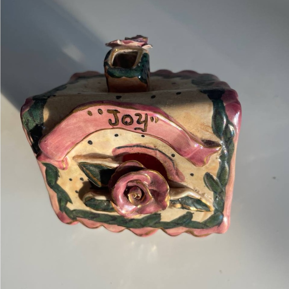 Vintage Blue Sky “Joy” Candle House - Picture 3 of 7
